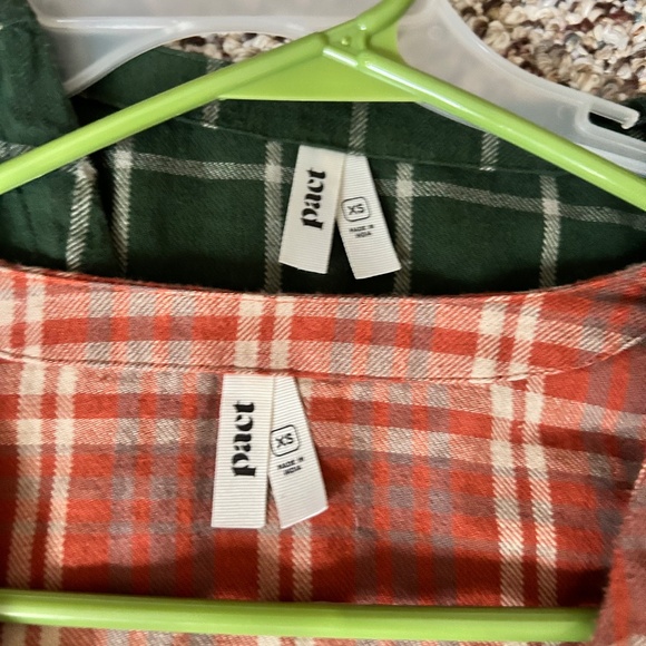 2 pact organic cotton flannel dresses - Picture 5 of 7